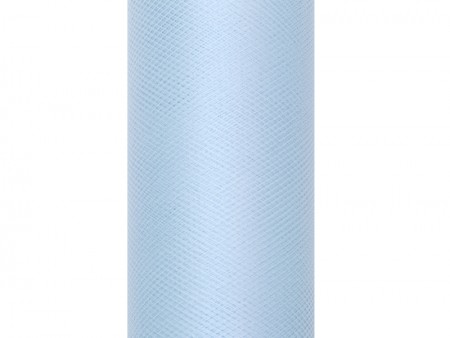 Tulle uni - bleu