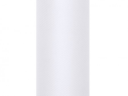 Tulle uni - blanc