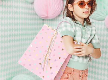 Sacs cadeaux Etoiles 32 cm