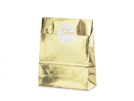 3 3 Sacs cadeaux or