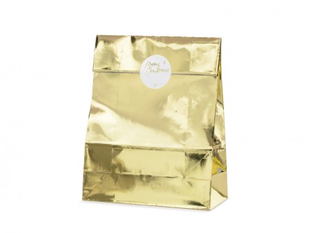 3 Sacs cadeaux or