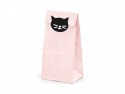 6 sachets en papier "chat"