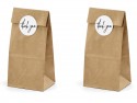 6 sachets kraft