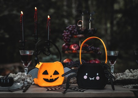 Sac Halloween Araignée - noir