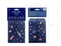 6 sachets en papier "espace"
