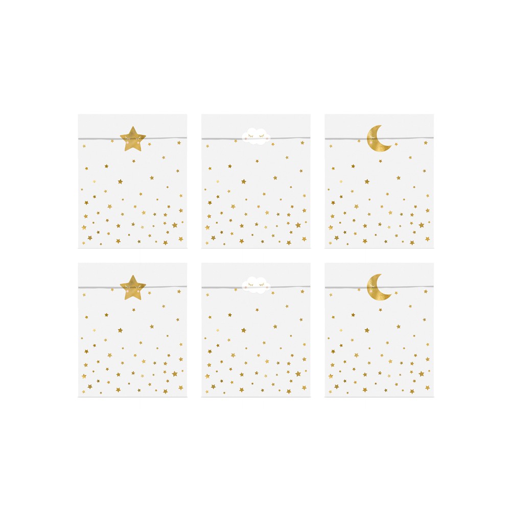 6 Sachets à friandises Petite étoile