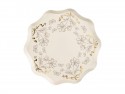 6 Assiettes Fleurs - 20 cm