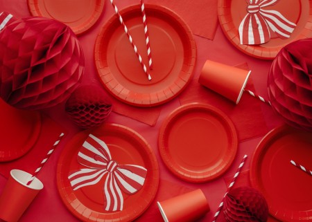 6 Assiettes en papier -...