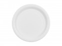 6 Assiettes en papier - blanc - 23 cm