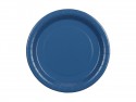 6 Assiettes en papier - bleu foncé - 23 cm