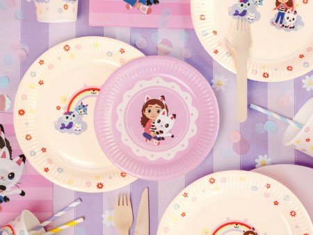 6 Assiettes en papier...