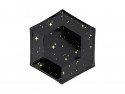 6 Assiettes Let's Celebrate - noir