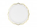 6 Assiettes en papier - blancs