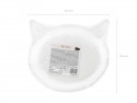 6 assiettes "chat" - 22 cm