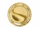 6 Assiettes - or - 23 cm