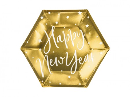 6 Assiettes Happy New Year...