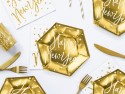 6 Assiettes Happy New Year - or - 20cm