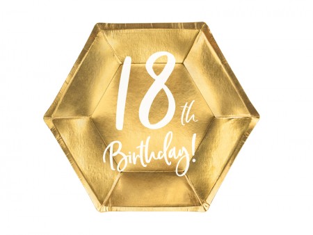 6 Assiettes 18 ans...