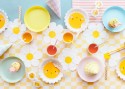 6 assiettes "sunshine" - 18 cm