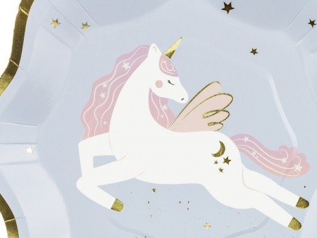 6 Assiettes Licorne