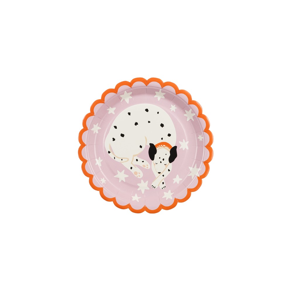 6 Assiettes en papier Dalmatien
