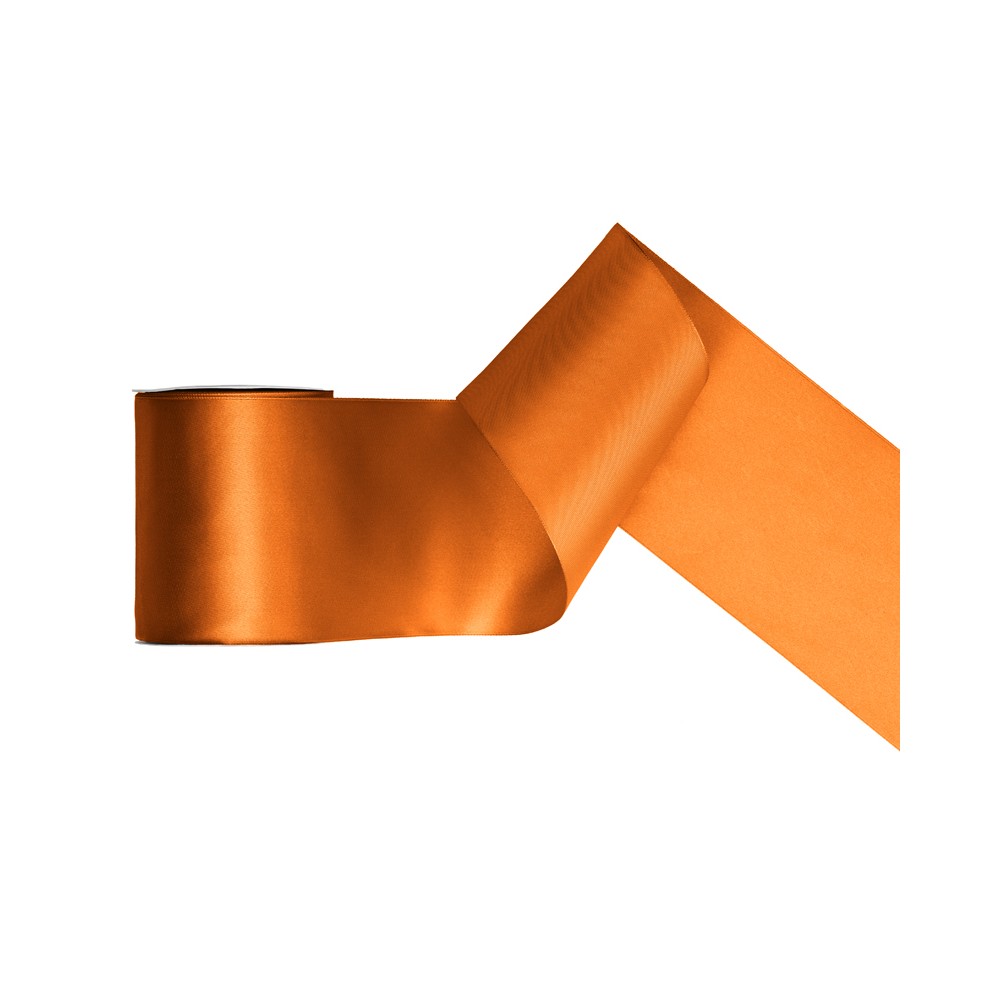 Ruban de Rubans tissu - rouille - 100mm/25m