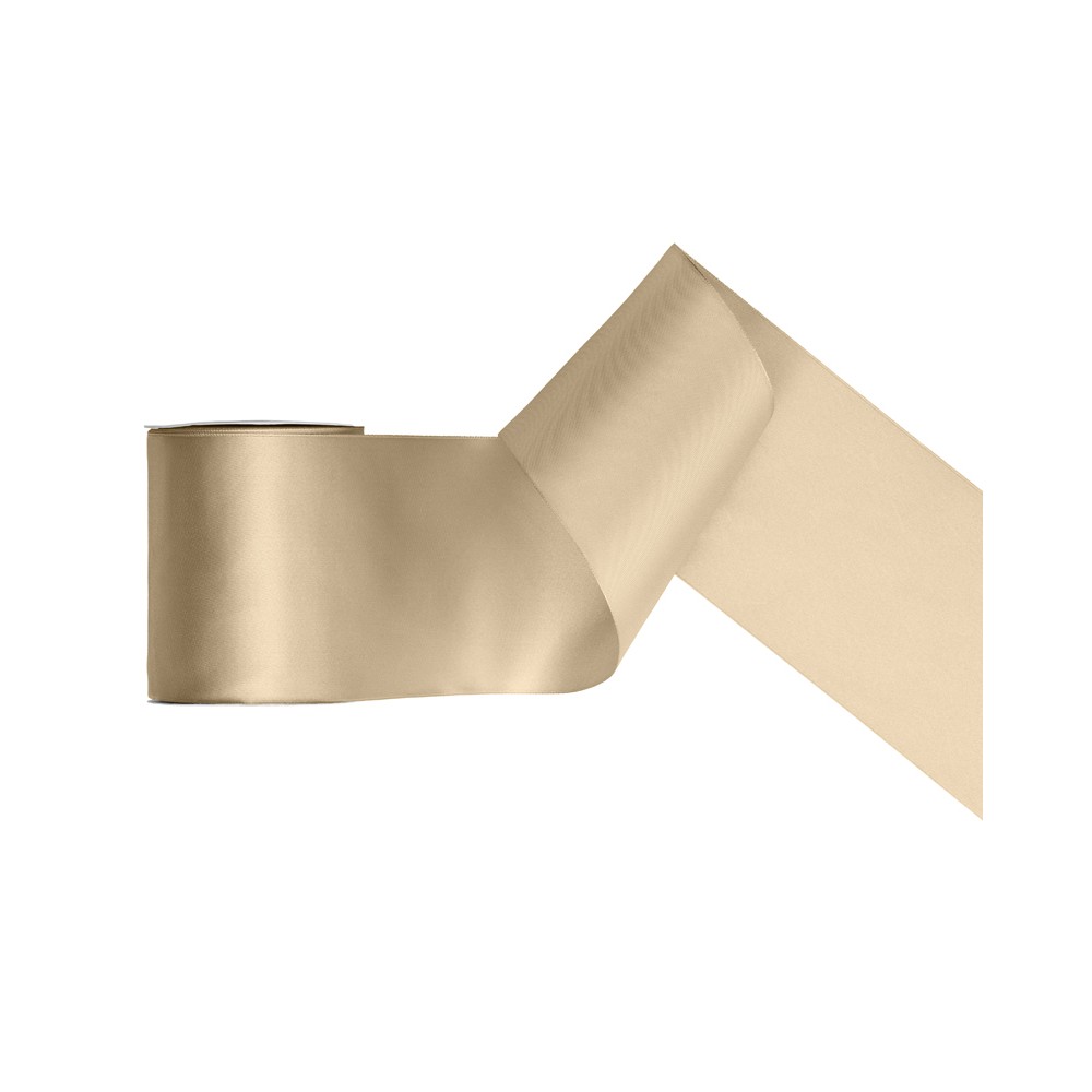Ruban de Rubans tissu - or froid - 100mm/25m