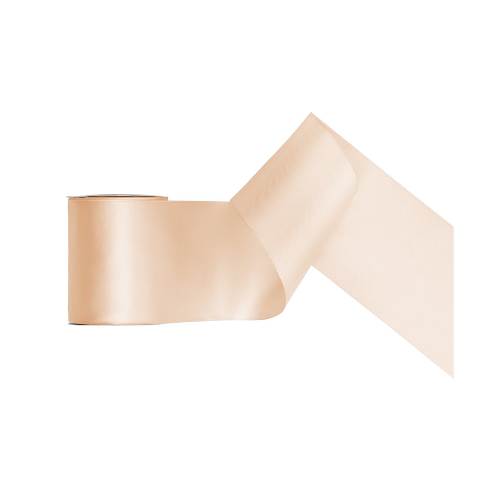 Ruban de Rubans tissu - crème - 100mm/25m