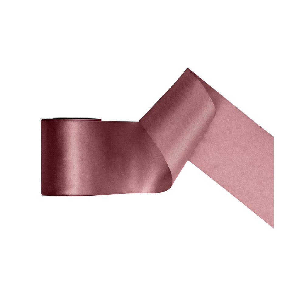 Ruban de Rubans tissu - rose foncé - 100mm/25m