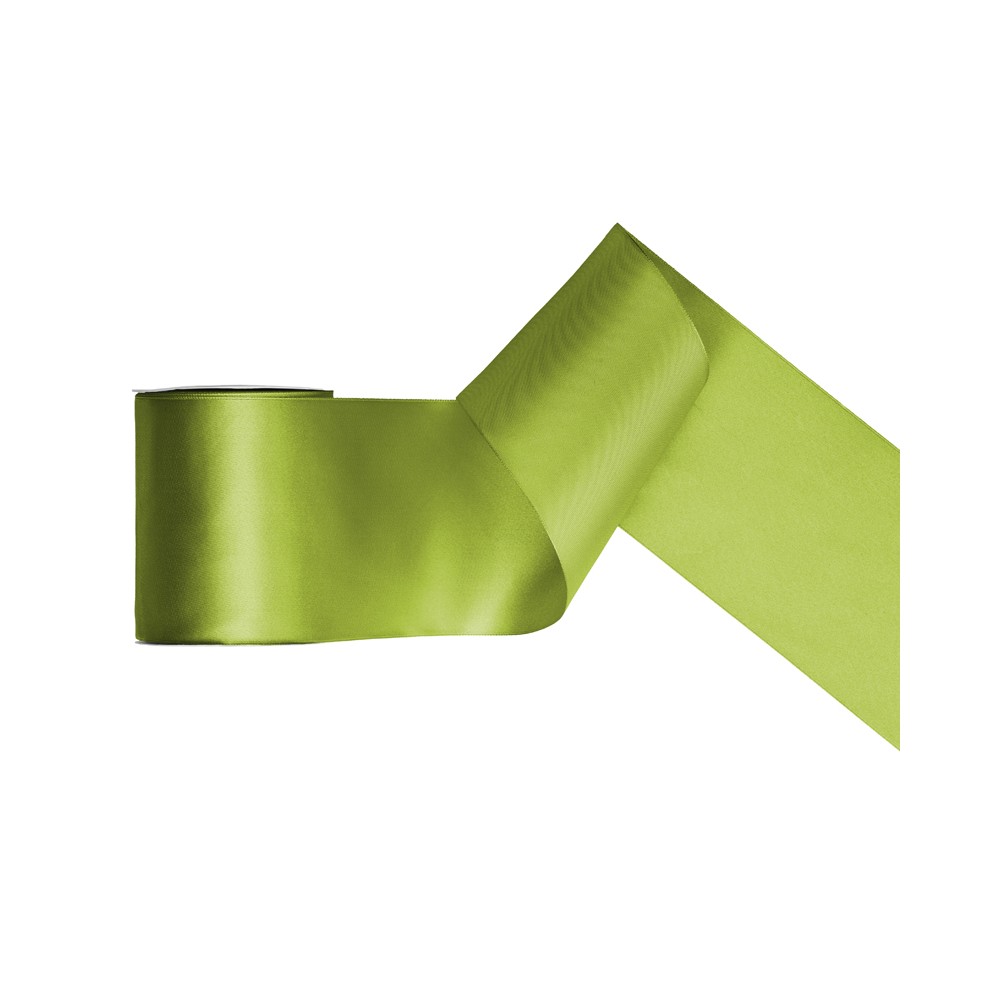 Ruban de Rubans tissu - pomme vetre - 100mm/25m