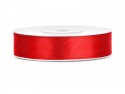 Ruban Rubans tissu - rouge - 12mm/25m