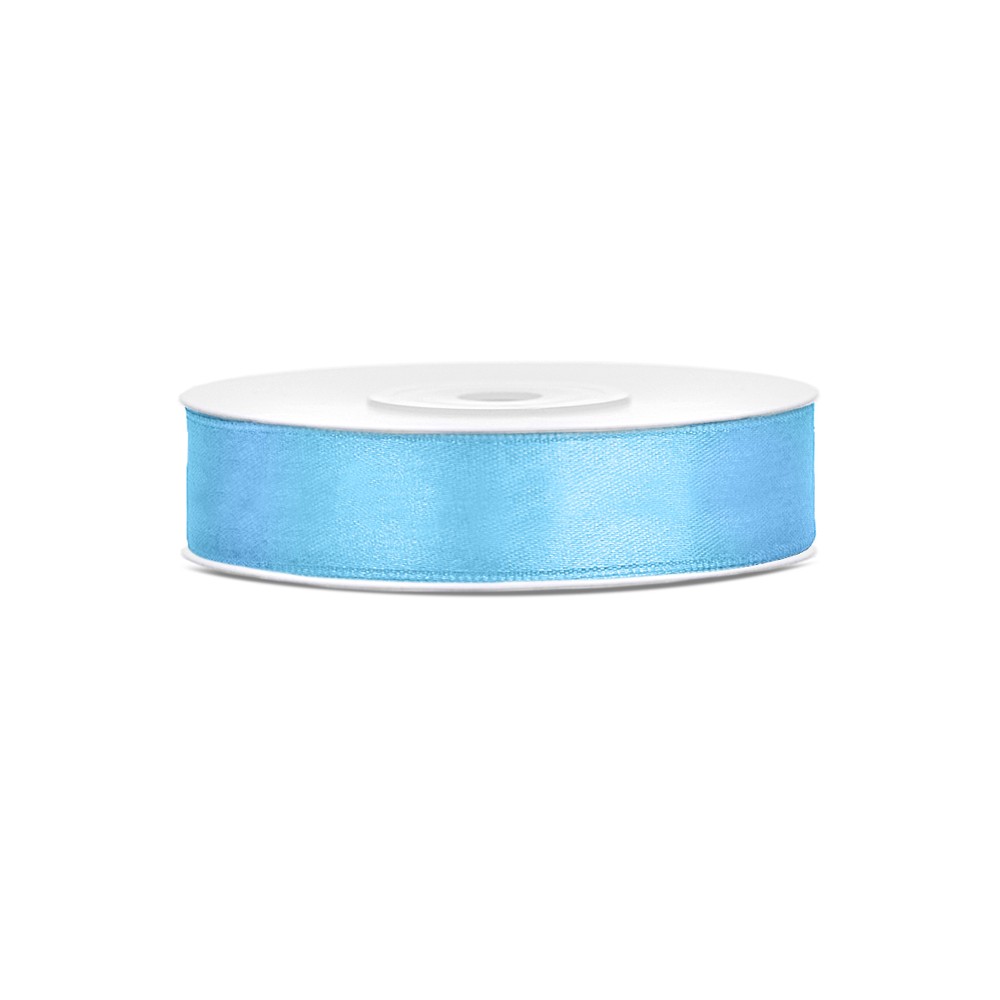 Ruban Rubans tissu - bleu - 12mm/25m