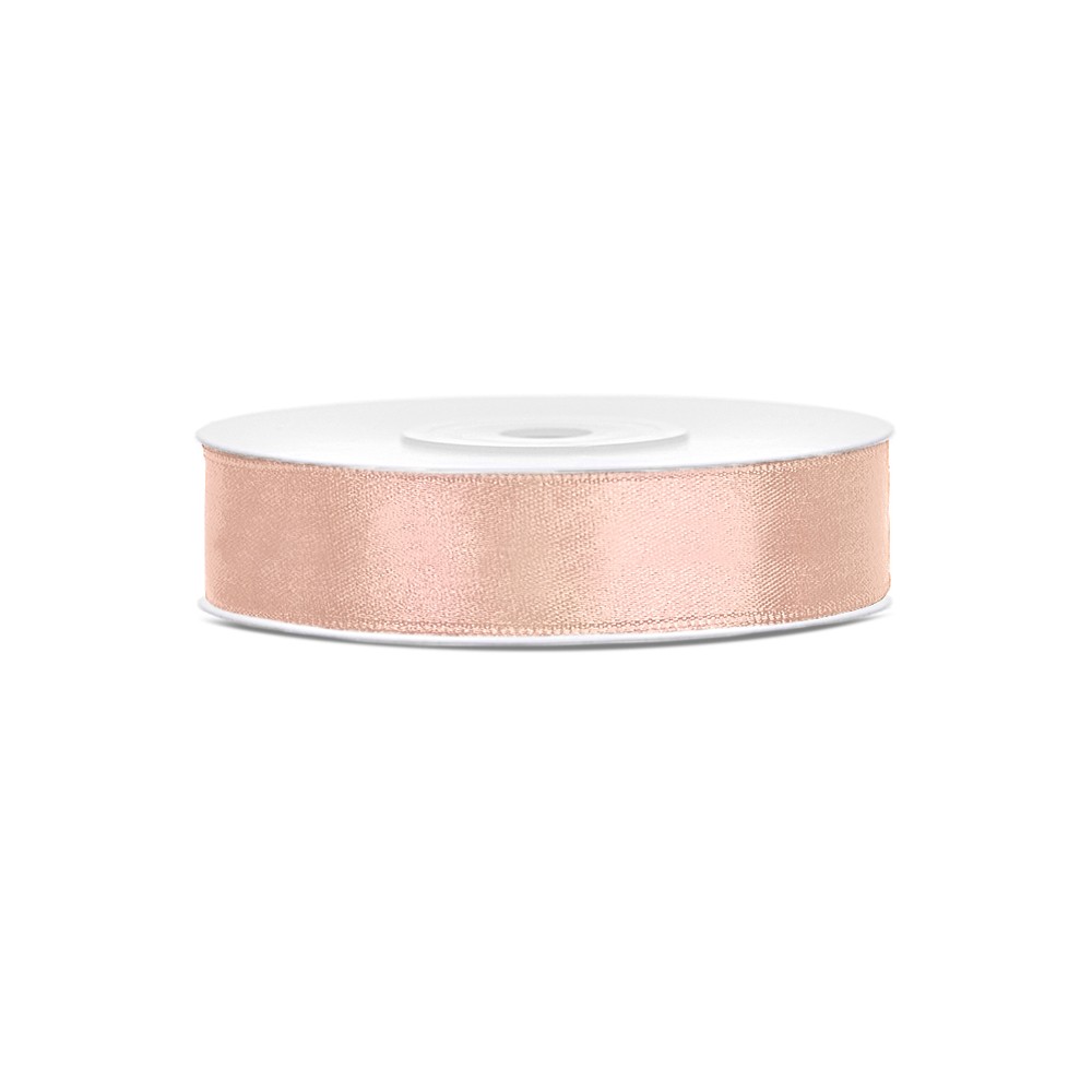 Ruban de Rubans tissu - pêche clair - 12mm/25m