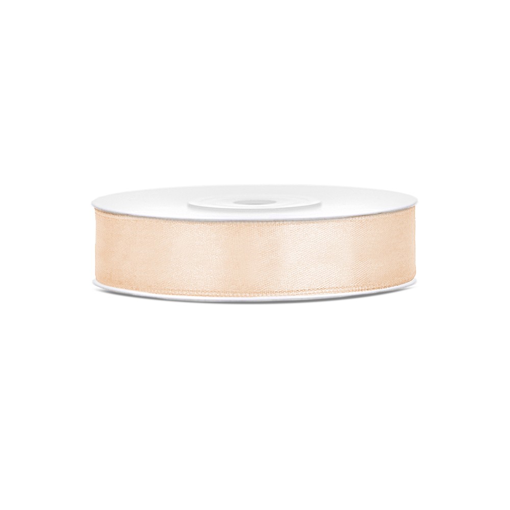 Ruban Rubans tissué - crème - 12mm/25m