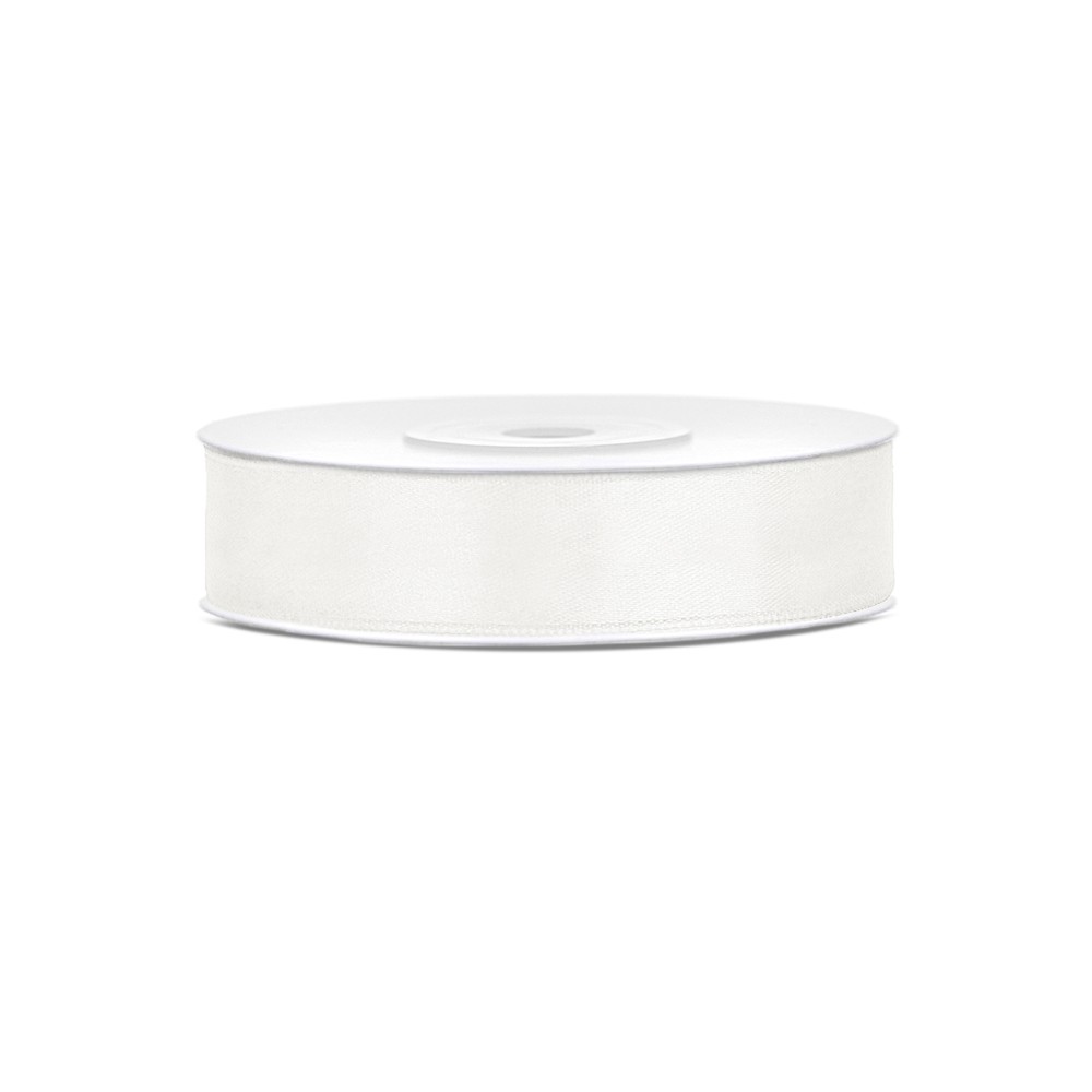Ruban Rubans tissu - crème - 12mm/25m