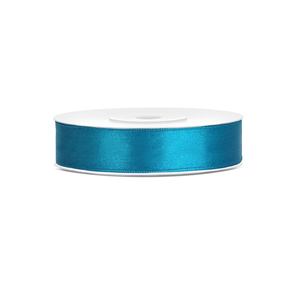 Ruban Rubans tissu - turquoise - 12mm/25m