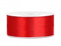 Ruban Rubans tissu - rouge - 25mm/25m