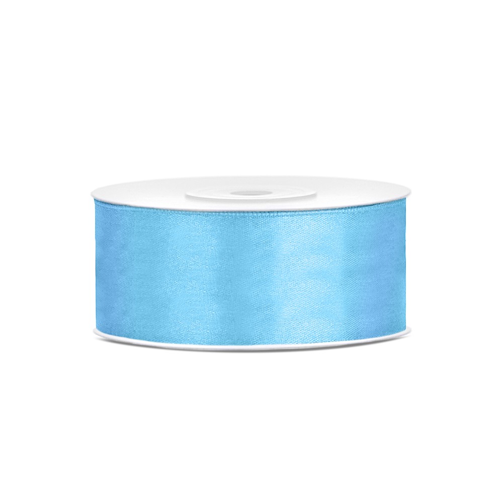 Ruban Rubans tissu - bleu - 25mm/25m
