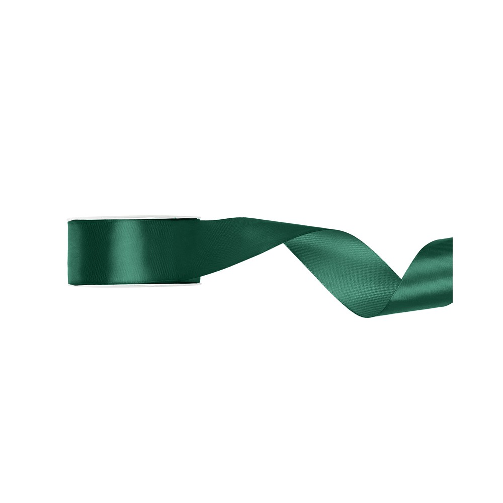 Ruban de Rubans tissu - vert bouteille - 25mm/25m