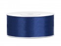 Ruban Rubans tissu - bleu marine - 25mm/25m
