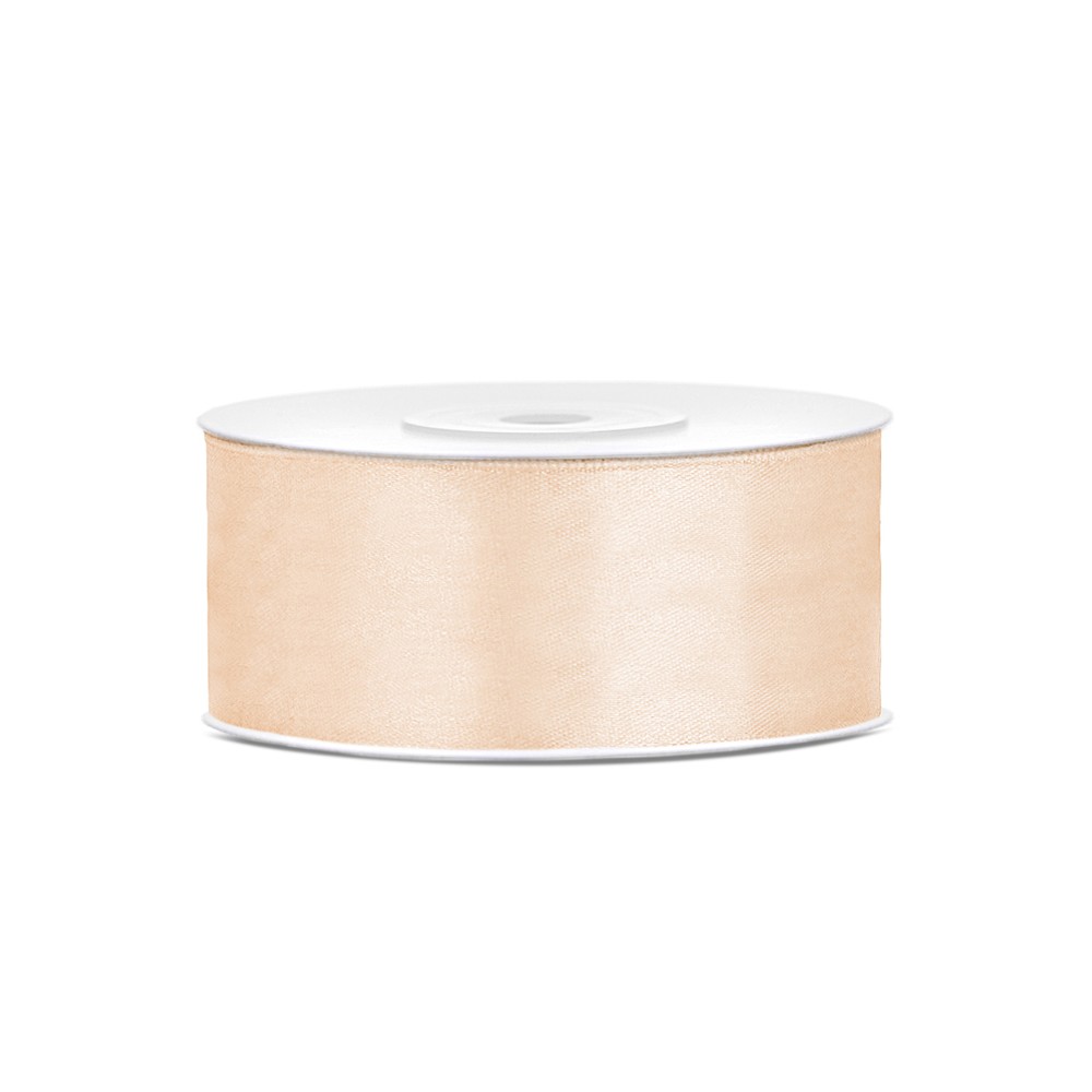 Ruban Rubans tissué - crème - 25mm/25m