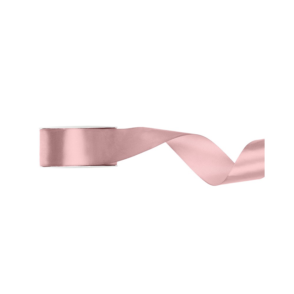 Ruban de Rubans tissu - rose clair - 25mm/25m