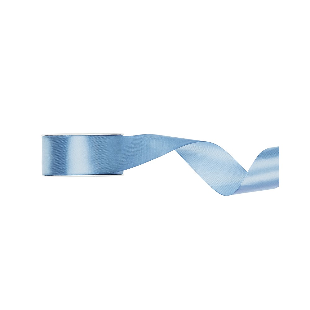 Ruban de Rubans tissu - bleu ciel - 25mm/25m