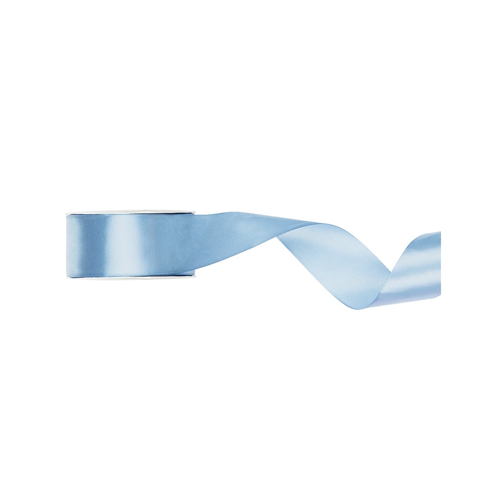 Ruban de Rubans tissu - bleu ciele - 25mm/25m