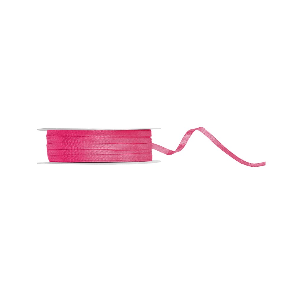 Ruban de Rubans tissu - rose foncé - 3mm/50m