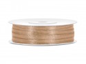 Ruban de Rubans tissu - or - 3mm/50m