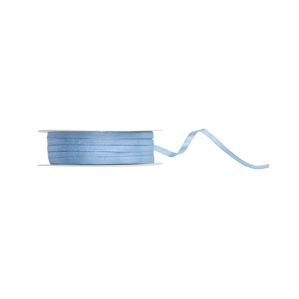 Ruban de Rubans tissu - bleu ciel - 3mm/50m