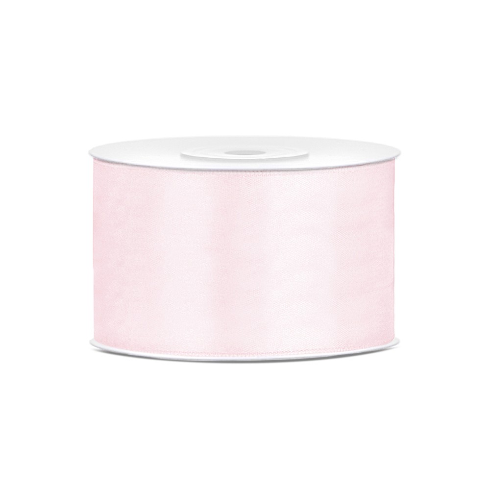 Ruban Rubans tissu - rose poudré clair - 38mm/25m