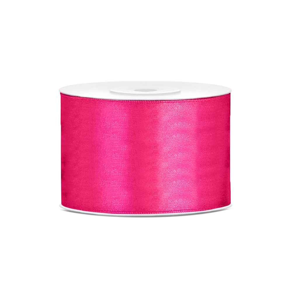 Ruban Rubans tissu - rose profond - 50mm/25m
