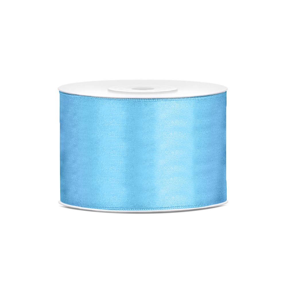 Ruban Rubans tissu - bleu - 50mm/25m